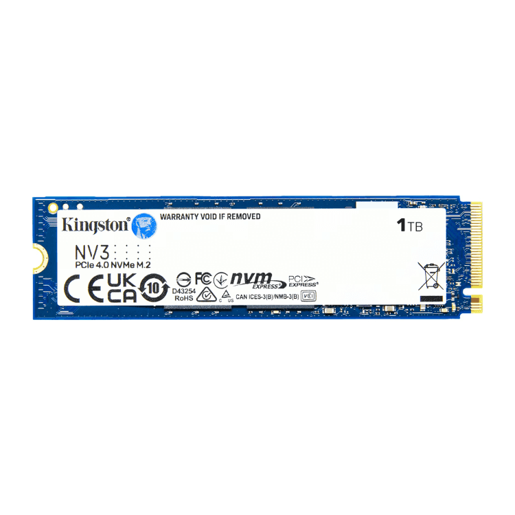 Disco SSD Kingston NV3 1TB M.2 Pcle Gen 4 6000MB/S NVMe