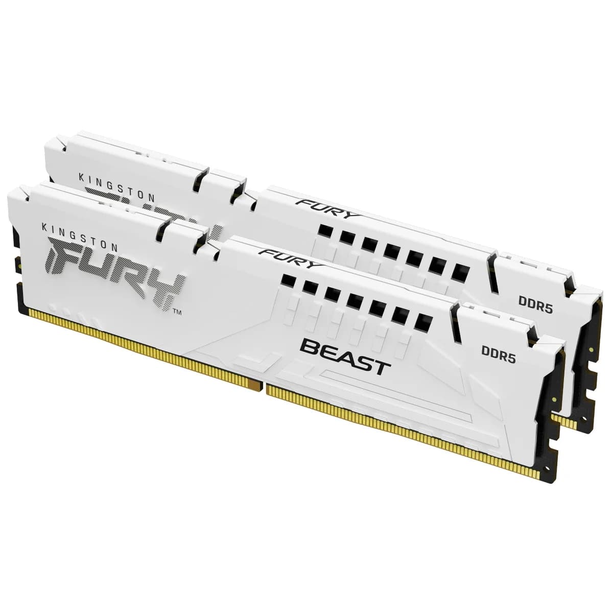 Memória RAM Kingston 32GB (2 x 16 GB) DDR5 6000MHz CL36 FURY Beast White - 740617345872