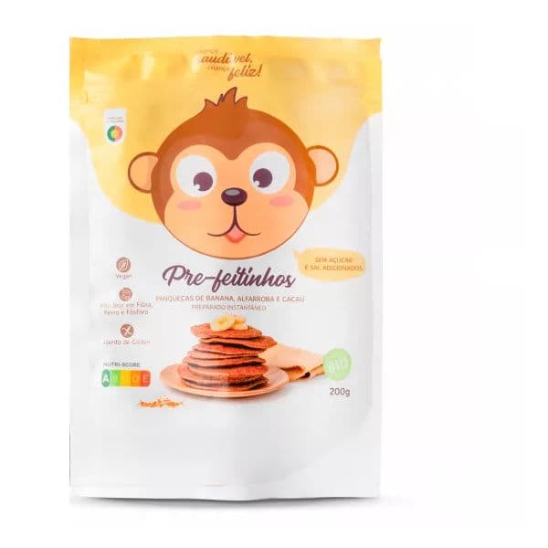 Papinhas da Xica Panquecas de Banana, Alfarroba e Cacau 200mg