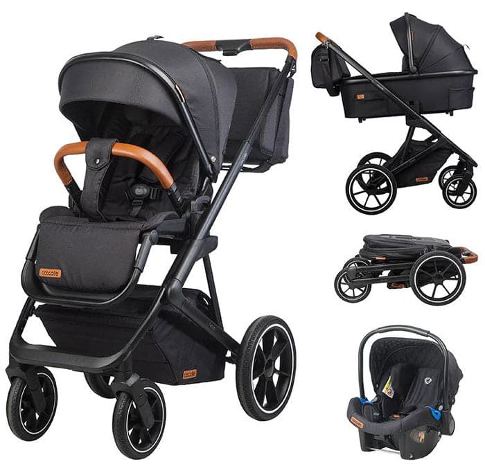 Carrinho bebé 3 em 1 Coccolle Nessia Diamond black