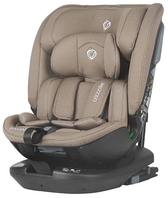 Cadeira auto rotativa I-Size Coccolle Velsa Taupe Brown