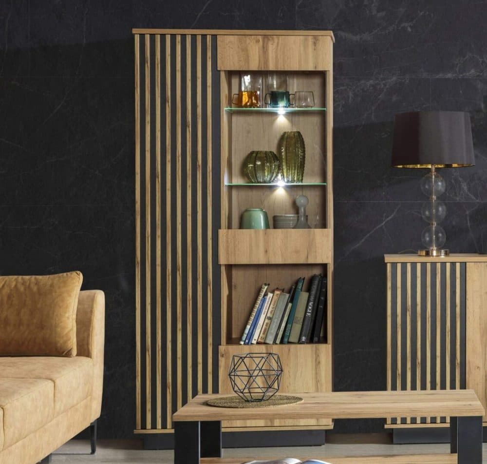 Vitrine LAMELO LA3 90cm 2 Portas