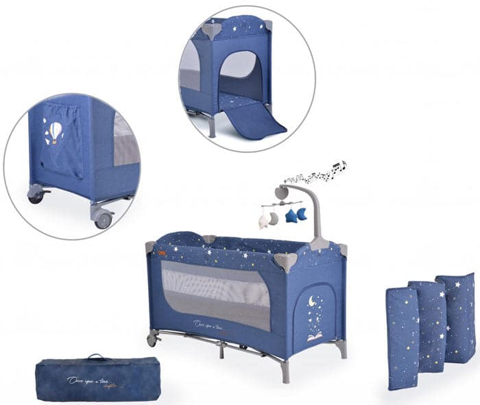 Cama de viagem Cangaroo Once upon a time 2 Jeans