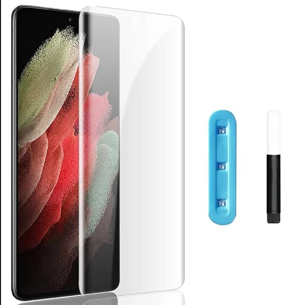Película de Vidro Curvada Full Glue UV para Xiaomi Mi 10 Pro 5G