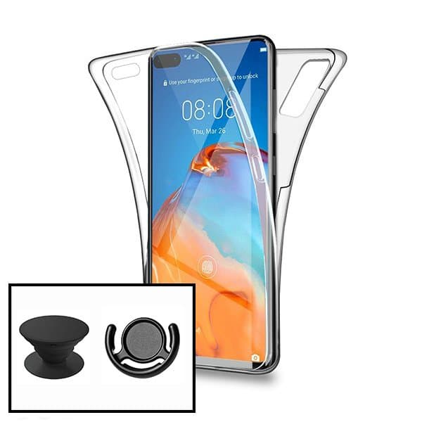 Kit Capa 3x1 360° Impact Protection + 1 GripHolder + 1 Suporte GripHolder Preto para Xiaomi Redmi 9A Sport