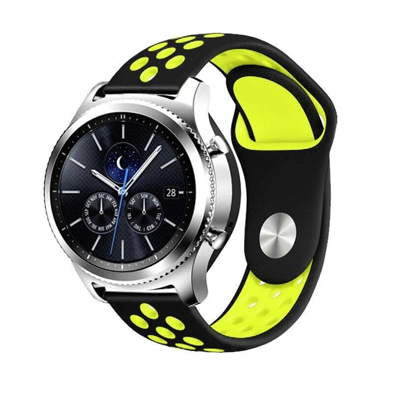 Bracelete SportyStyle para Amazfit GTR 3 - 47mm - Preto / Verde