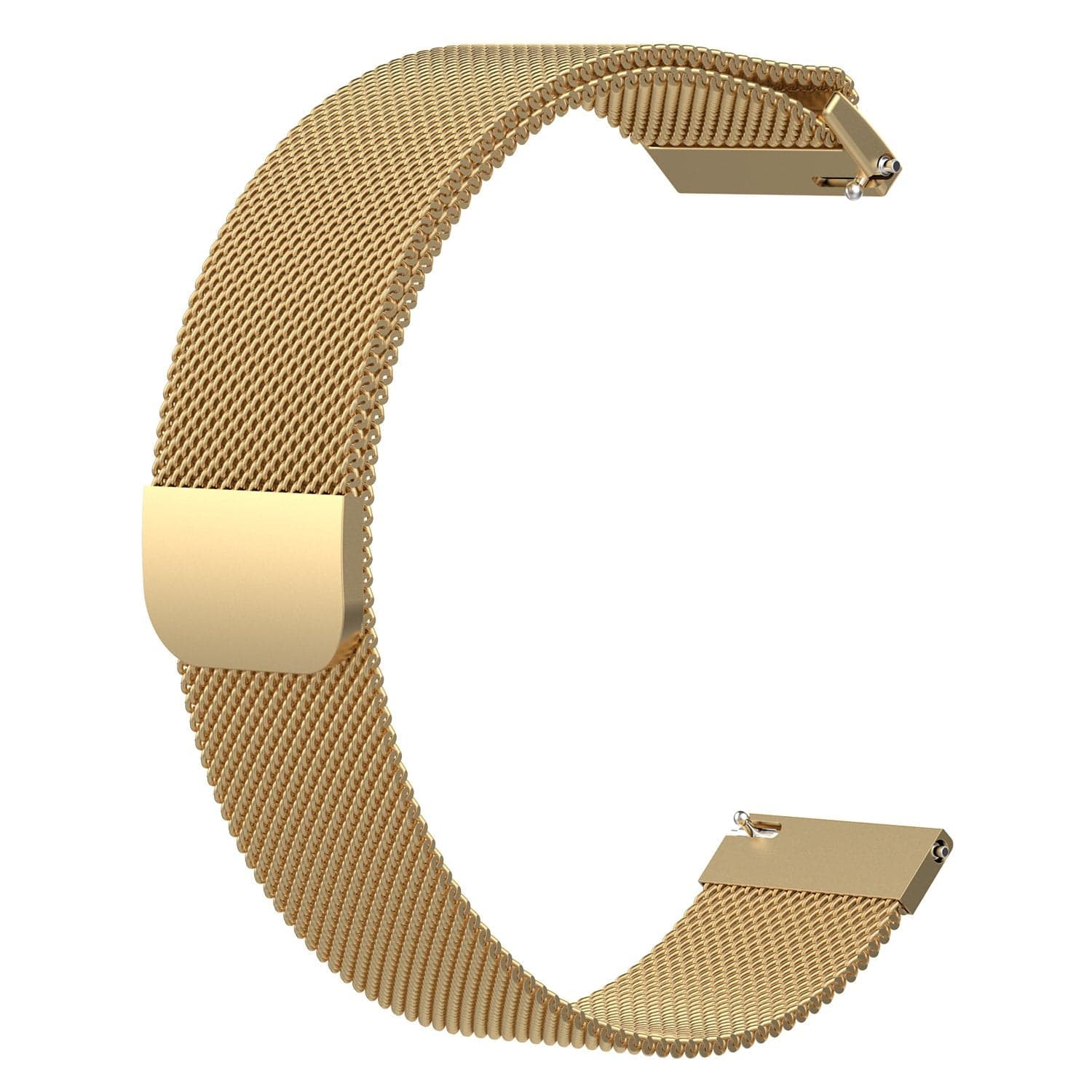 Bracelete Milanese Loop Fecho Magnético para Amazfit GTR 3 Pro - 47mm - Ouro