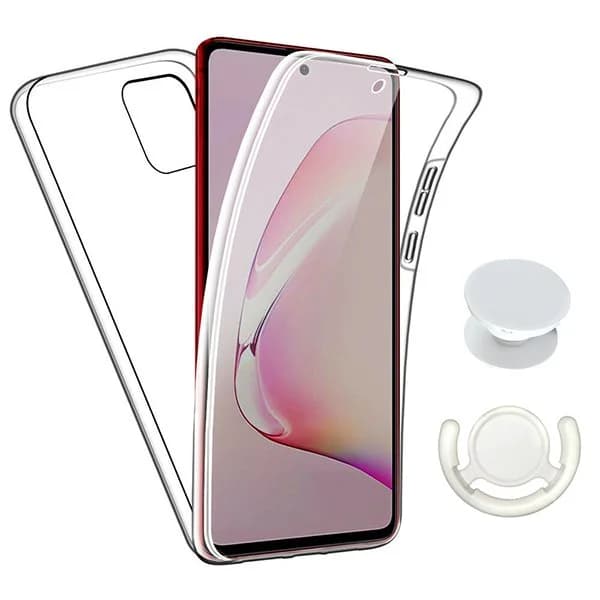 Kit Capa 3x1 360° Impact Protection + 1 GripHolder + 1 Suporte GripHolder Branco para Xiaomi Poco C31