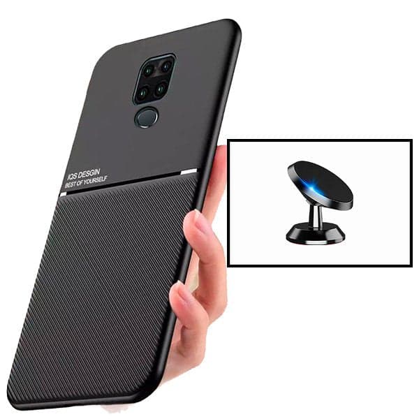 Kit Capa Magnetic Lux + Suporte Magnético de Carro para Xiaomi Poco C31