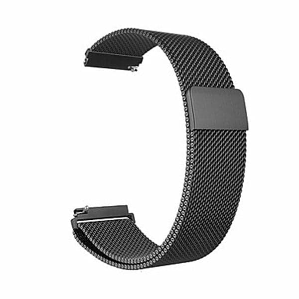 Bracelete Milanese Loop Fecho Magnético para Huawei Watch GT 3 46mm - Preto