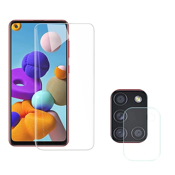 Kit Película Protectora de Hydrogel Frente + Câmara para Samsung Galaxy A11