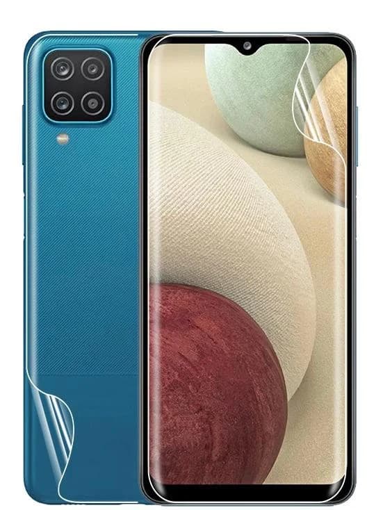 Kit Película Protectora de Hydrogel Frente e Verso para Samsung Galaxy A12 Nacho