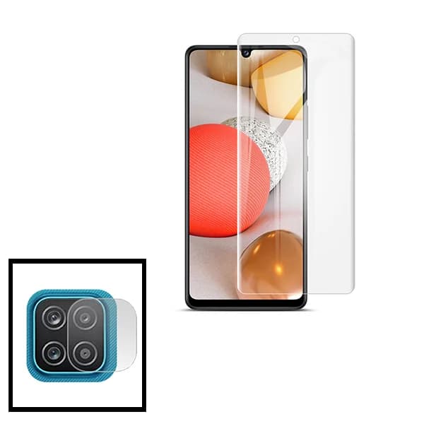 Kit Película Protectora de Hydrogel Frente + Câmara para Samsung Galaxy A12 Nacho