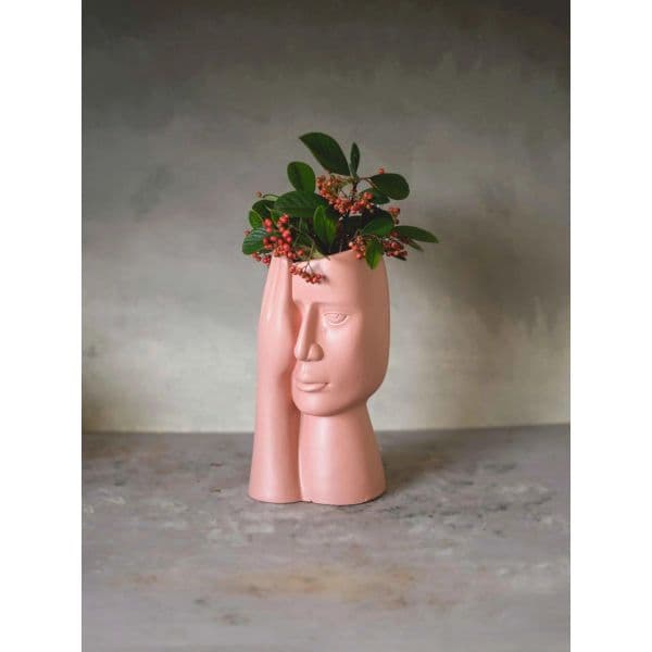 CerAmor Cerâmica Jarra Verdade Rosa