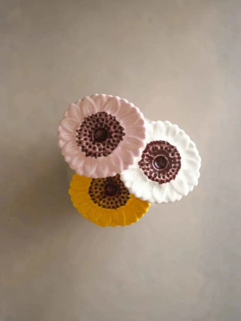 Ceramor Cerâmica Bouquet de 3 Flores Girassol