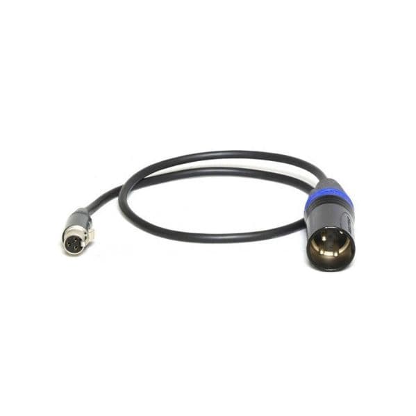 Cay3 XLR Macho-Mini XLR Fêmea 50cm - PEPPERCABLE106623