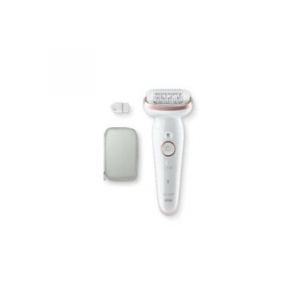 Braun Depiladora Elétrica Silk-épil 9 SES9-000 / SE9/9000 branco e rosa
