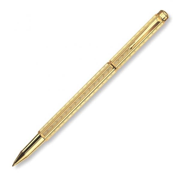 Caran D'ache Rollerball Ecridor Chevron Gilded Finish
