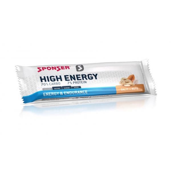 BARRA SPONSER HIGH ENERGY SALGADO+AMENDOIM 45GR