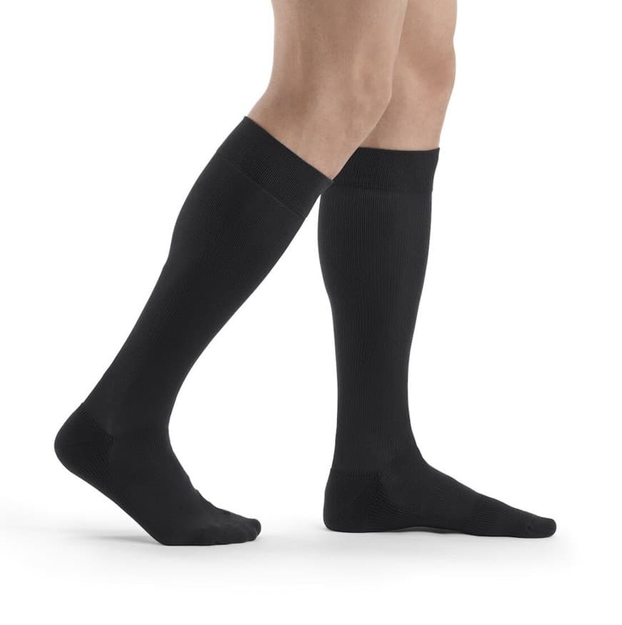 Meia Elástica, Até ao Joelho, Classe 2, c/Biqueira (XL, NORMAL, ANTRACITE)