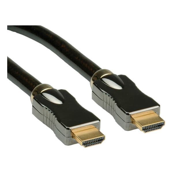 Roline Cabo HDMI UltraHD com Ethernet 2m Black