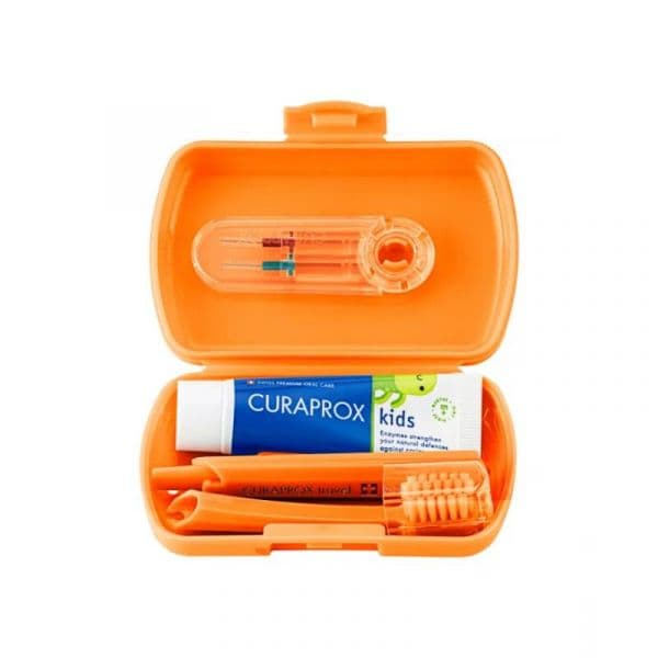 Curaprox Kit de Viagem Infantil Laranja 6-12A