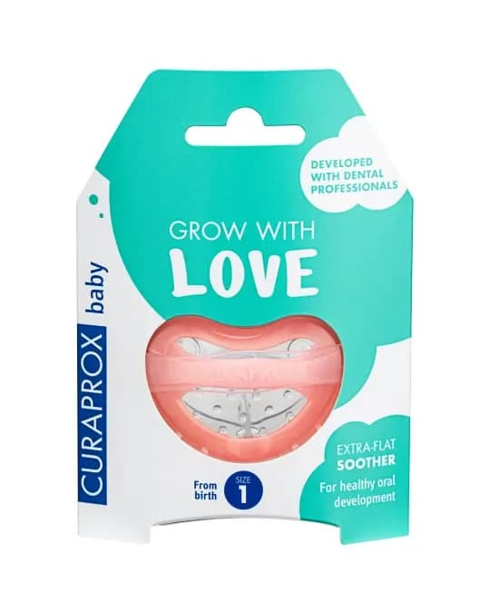 Chupete Curaprox Coral T1