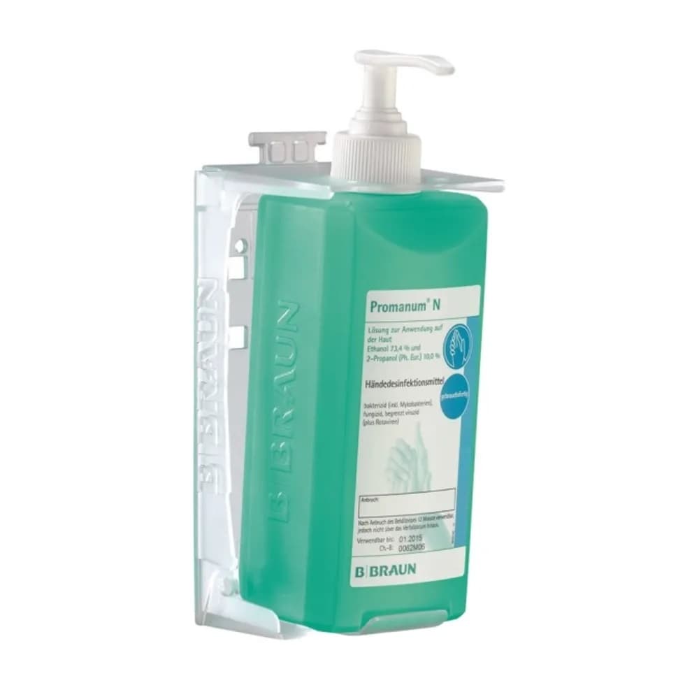 Suporte de parede de policarbonato p/frascos 500ml