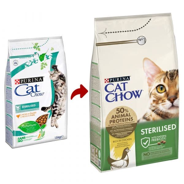 Purina Cat Chow Sterilised Frango 3Kg