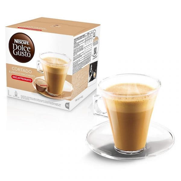 Nescafé Dolce Gusto Macchiato Descaffeinato - 16 Cápsulas