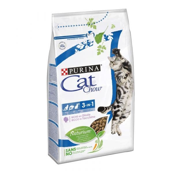 Purina Cat Chow 3 em 1 Turkey 15Kg