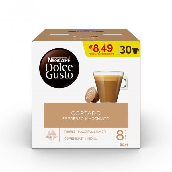 Nestlé Dolce Gusto Cortado 30 Cápsulas
