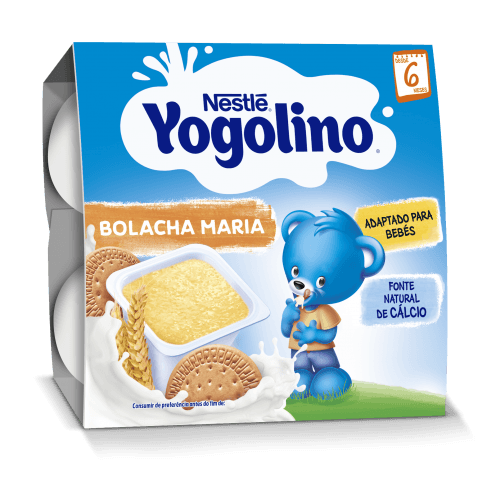 Nestlé Yogolino Bolacha Maria (+6m) 4x100g