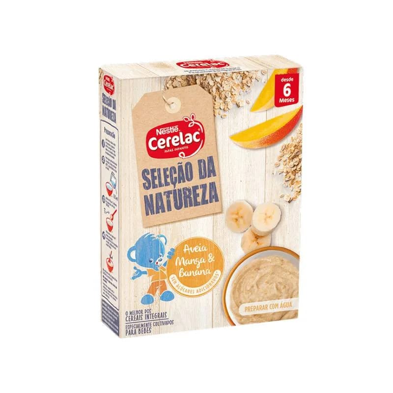 Nestlé Cerelac Cereais Integrais Aveia Manga e Banana 240g