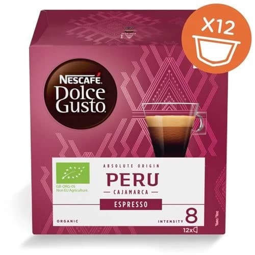 Cápsulas Café Dolce Gusto Peru - Café Expresso | Intensidade 8 | 12 Cápsulas