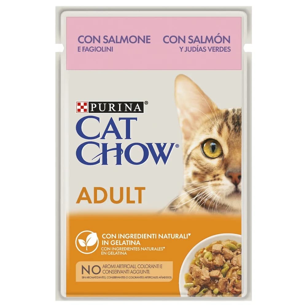 Ração Húmida Purina Cat Chow Adulto Salmão 85g
