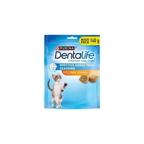 Purina DENTALIFE Cat Adult Frango Snack Maxi Pack 140g