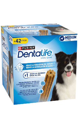 Purina DentaLife Snacks Medium 12-25kg (Big pack 42 sticks)