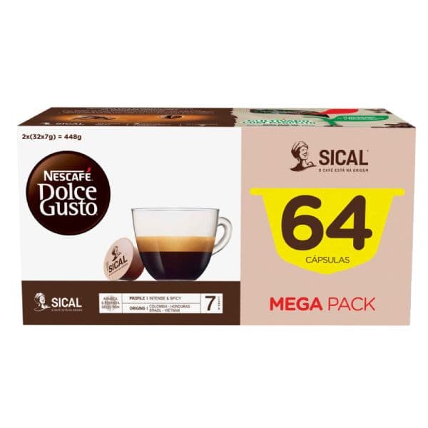 Nescafé Dolce Gusto Espresso Sical - 64 Cápsulas