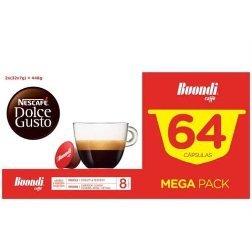 Nescafé Dolce Gusto Espresso Buondi - 64 Cápsulas