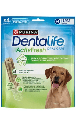 Purina DentaLife Snacks ActivFresh Large 25-40kg (4 sticks)