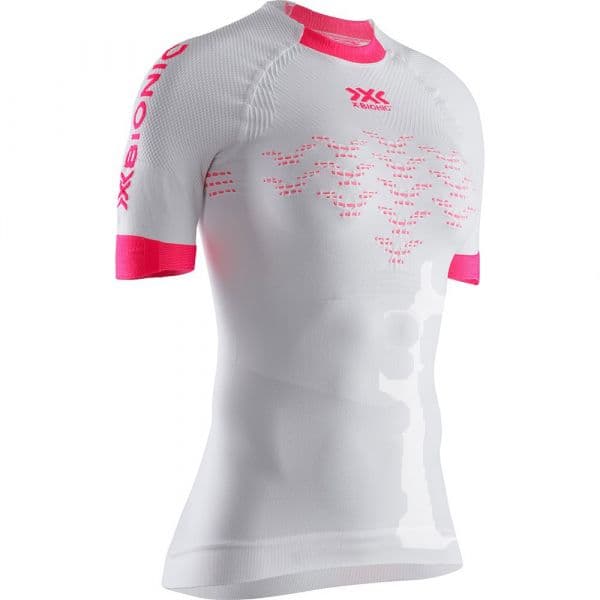 X-bionic The Trick G2 Short Sleeve T-shirt Branco,Rosa L Mulher