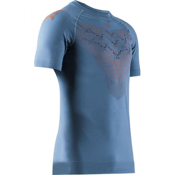 X-bionic Twyce Run Short Sleeve T-shirt Azul M Homem