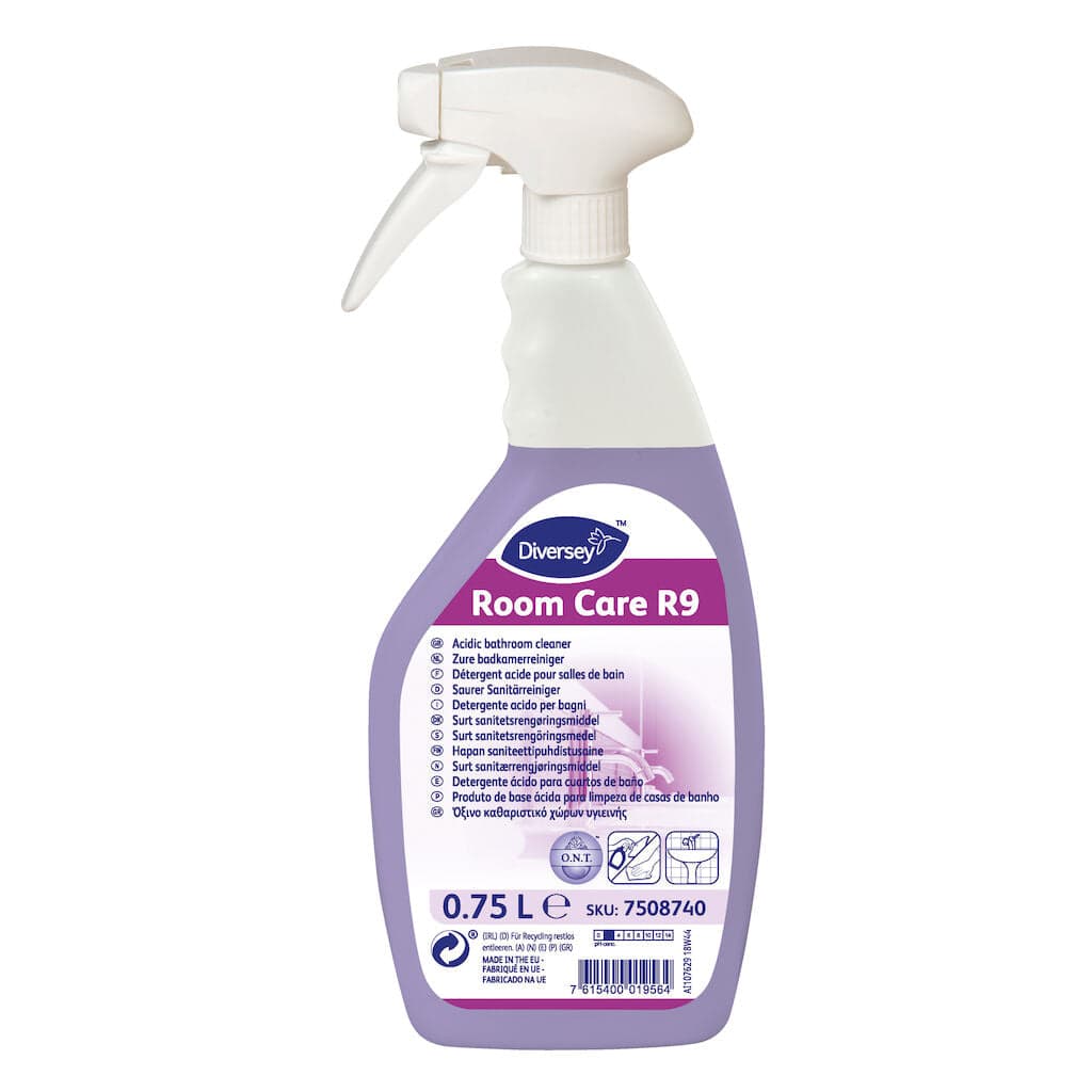 Diversey Room Care R9 – Detergente Ácido para Casas de Banho 750ml