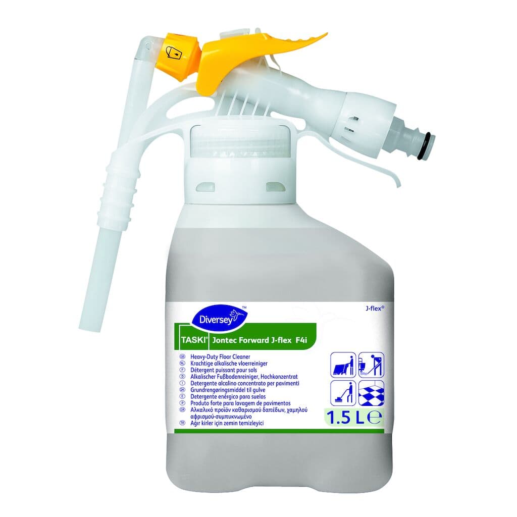 Diversey TASKI Jontec Forward J-Flex F4i – Detergente Alcalino para Pavimentos de Baixa Espuma 1,5L