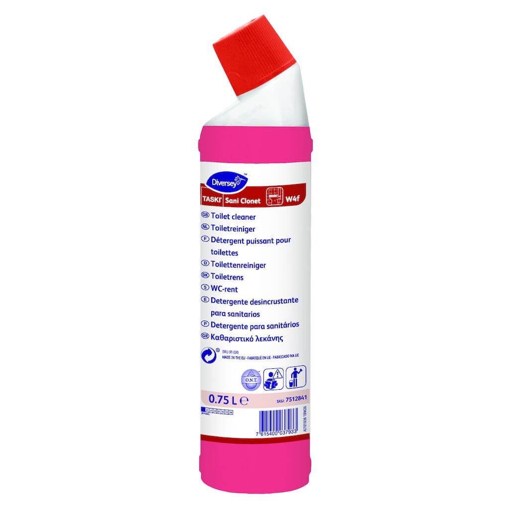 TASKI Sani Clonet | Detergente Desincrustante para Sanitas e Urinóis 750ml