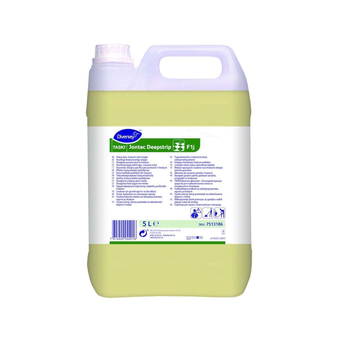 Diversey Jontec Deepstrip - Decapante forte para remoção de ceras em linóleo e pavimentos duros 5L