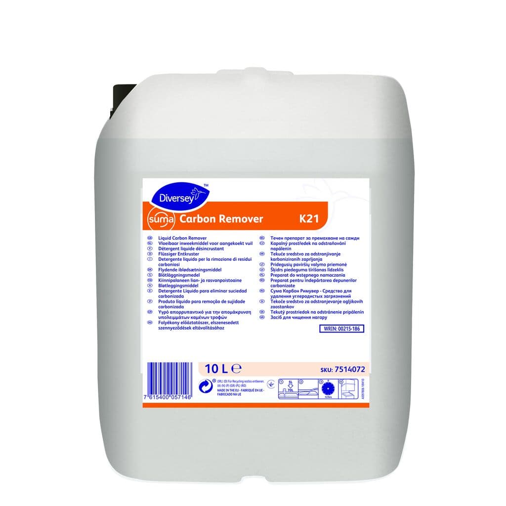 Diversey Suma Carbon Remover K21 – Removedor de Sujidade Carbonizada por Imersão 10L