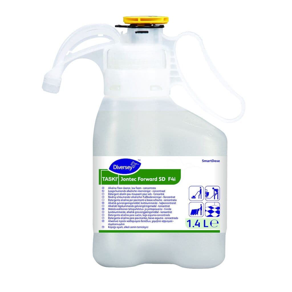 Diversey TASKI Jontec Forward SD F4i – Detergente Alcalino para Pavimentos em Sistema SmartDose 1,4L