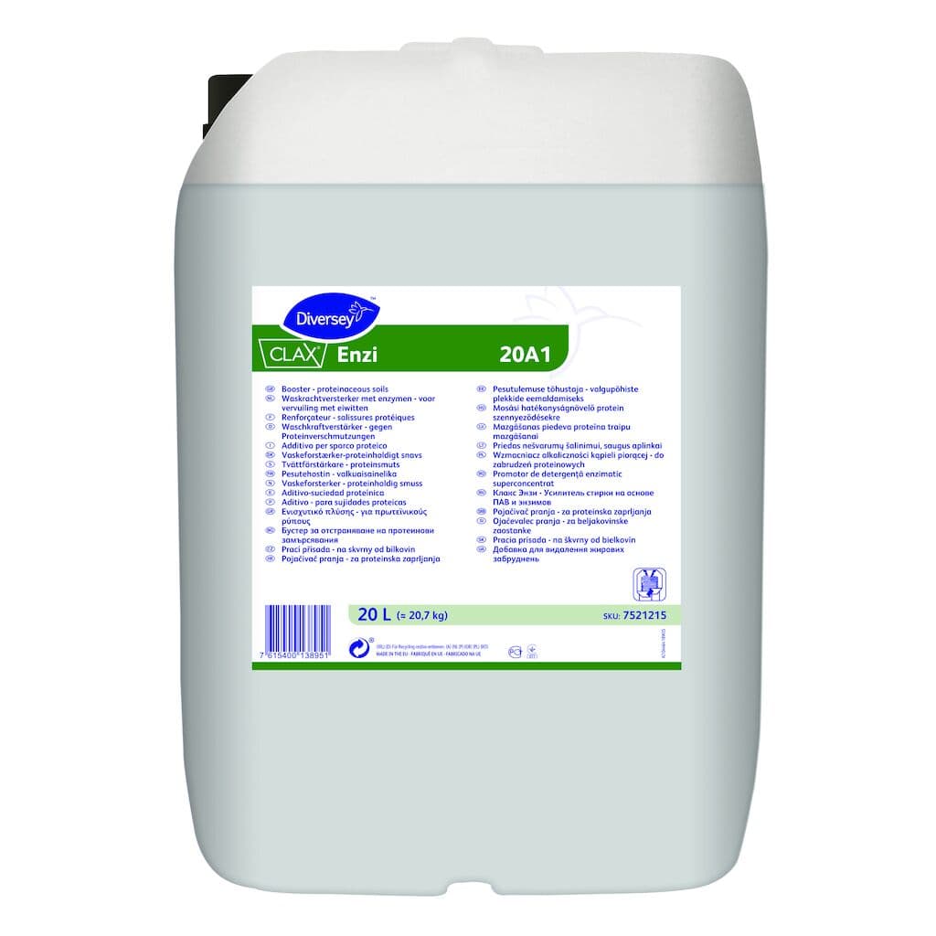 Diversey Clax Enzi 20A1 – Aditivo Enzimático Concentrado para Remoção de Gorduras e Proteínas20L